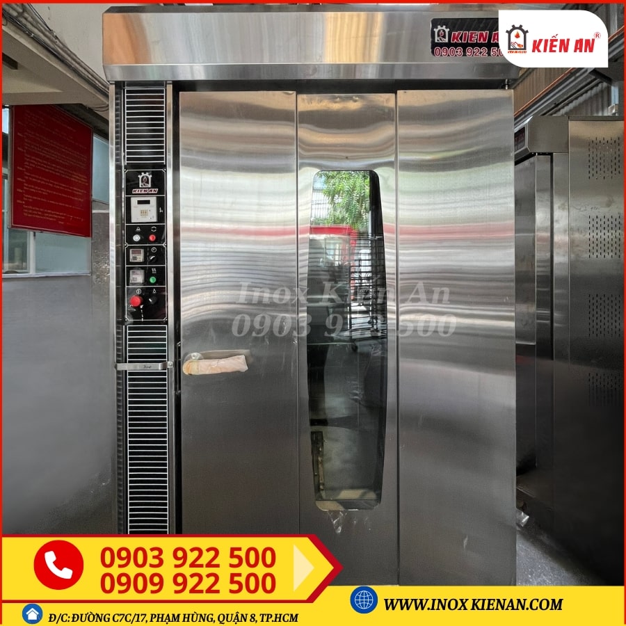 Lò nướng bánh mì xoay 32 khay